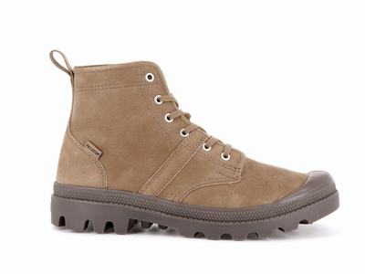 Botas Palladium PALLABROUSSE HI WATERPROOF Mujer Mahogany | Costa Rica-92145